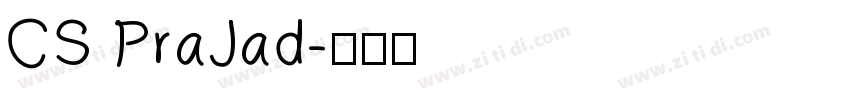 CS PraJad字体转换